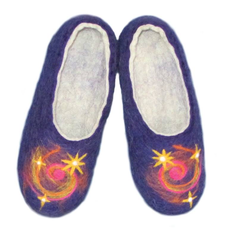 Войлочные тапочки «Космическая коллекция» Счастливые звезды. Размер 37