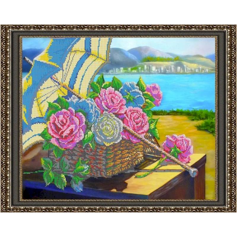 Набор для вышивания бисером №137 «Летний пейзаж»