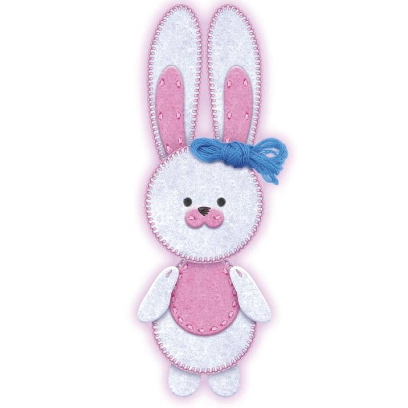 Игрушка из фетра, набор для создания 'Зайка'