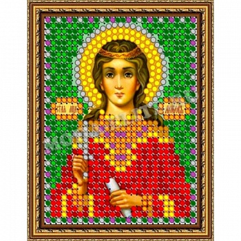 Набор для вышивания бисером 8714Л «Святая Мученица Любовь»