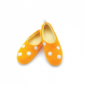 Тапочки Чайная пара (желтые). Размер 37