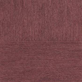 Льняная шерсть. Цвет 377-Кофейный. 5x100 г.