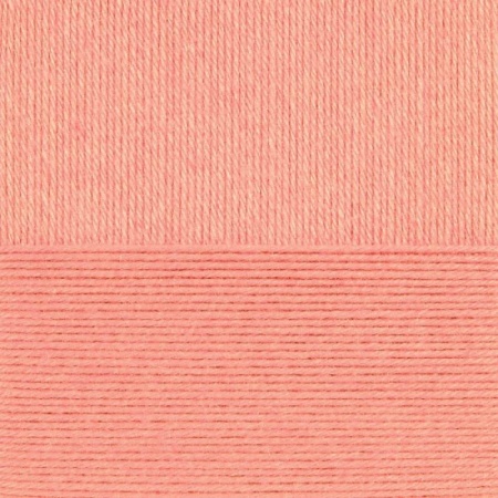 Детский каприз тёплый. Цвет 1125-Розовый коралл. 10х50 г