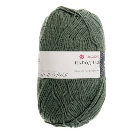 Народная. Цвет 117-Киви. 5х100 г