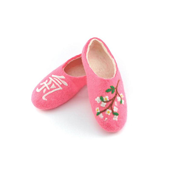 Тапочки из войлока - Свобода. Размер 37