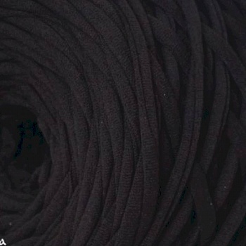 Трикотажная лента. Цвет 02-Черный. 1х500 г