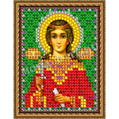 Набор для вышивания бисером 8714Л «Святая Мученица Любовь»