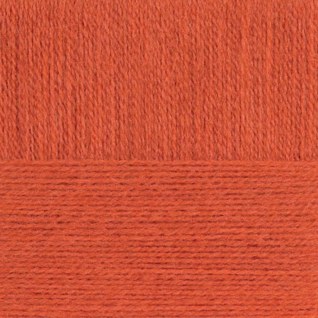 Ангорская тёплая. Цвет 189-Яркооранжевый. 5x100г