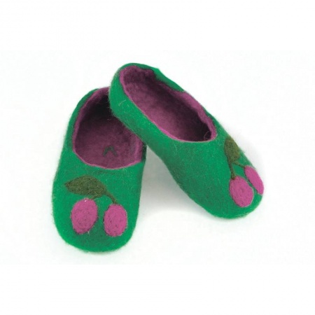 Детские войлочные тапочки. Размер 18