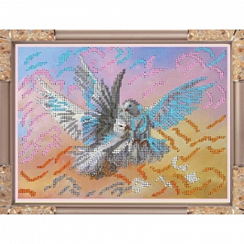 Набор для вышивания бисером 'Голуби' (24x30см) (№231)