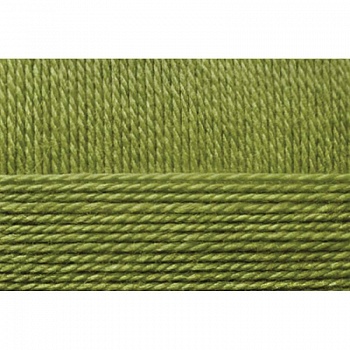 Мериносовая. Цвет 252-Зеленый горошек. 10х100 г