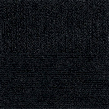 Ангорская тёплая. Цвет 02-Черный. 5x100г