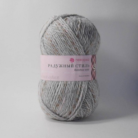 Радужный стиль. Цвет 1012-мулине коричневый/серый. 5х100 г