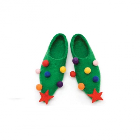Тапочки - Елки. Размер 37