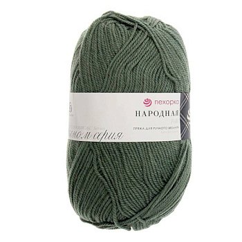 Народная. Цвет 117-Киви. 5х100 г