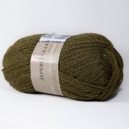 Деревенская шерсть. Цвет 32-Табак. 10x100 г