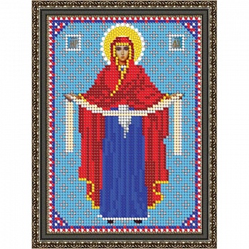 «Светлица» набор для вышивания бисером 8354М «Прсв. Богородица Покрова» бисер Чехия 12x16см