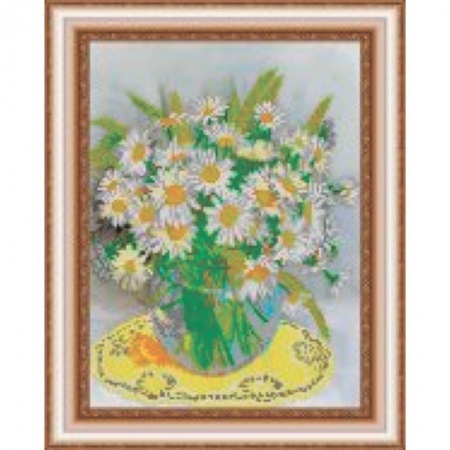 Набор для вышивания бисером «Любимые цветы» 24*30 см