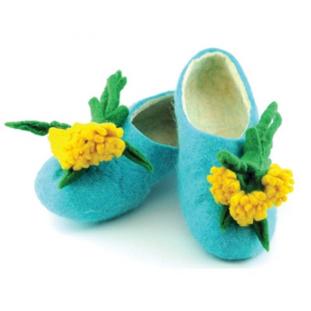 Войлочные тапочки Одуванчики. Размер 40