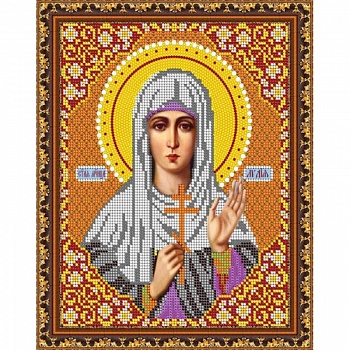 «Светлица» набор для вышивания бисером 8726 «Св. Мученица Лидия» бисер Чехия 19x24см