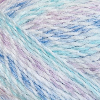 Радужный стиль. Цвет 1036-Мулине гол.бирюза/сирень. 5х100 г