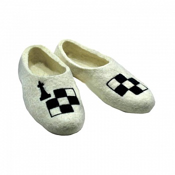 Войлочные тапочки Чёрный король. Размер 42