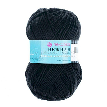 Нежная. Цвет 02-Черный. 10х50 г