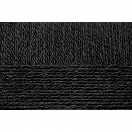 Детский каприз тёплый. Цвет 02-Черный. 10х50 г