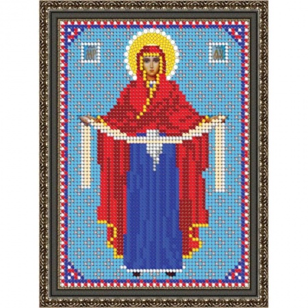 «Светлица» набор для вышивания бисером 8354М «Прсв. Богородица Покрова» бисер Чехия 12x16см