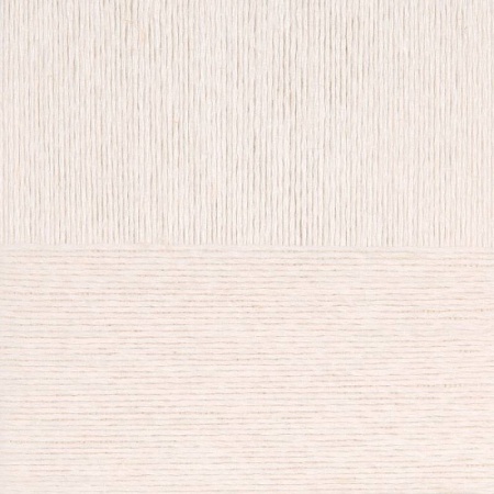 Льняная шерсть. Цвет 01-Белый. 5x100 г.