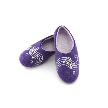 Войлочные тапочки Музыкальные. Размер 44