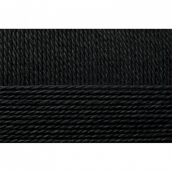 Мериносовая. Цвет 02-Черный. 10х100 г