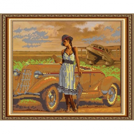 Набор для вышивания бисером №262 «Письмо» бисер Чехия 30x24 см