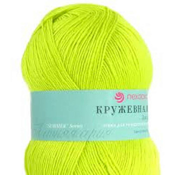 Кружевная. Цвет 483-Незрелый лимон. 5х50 г