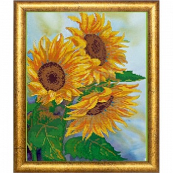 Набор для вышивания бисером №511 «Подсолнухи»