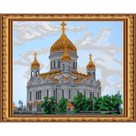 Набор для вышивания бисером №174 «Храм Христа Спасителя»