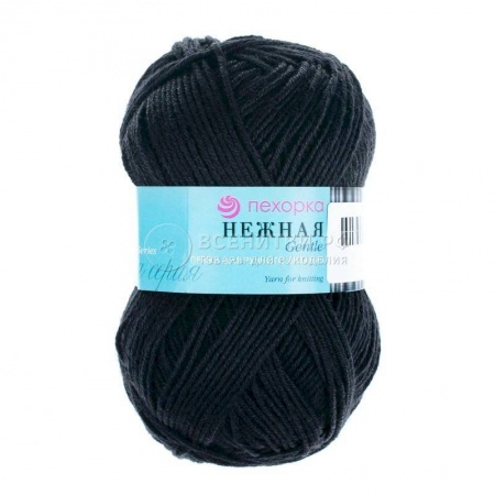 Нежная. Цвет 02-Черный. 10х50 г