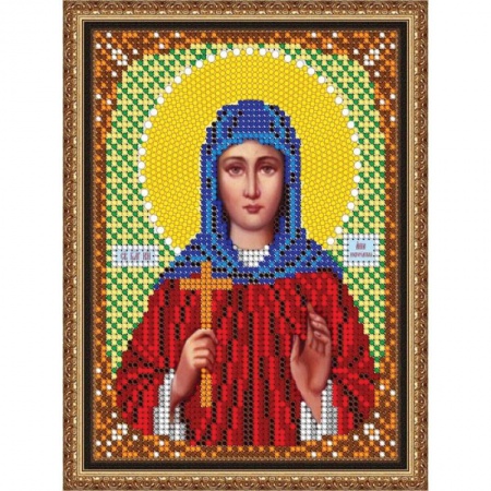 «Светлица» набор для вышивания бисером 8745М «Св. Анна Новгородская» бисер Чехия 12x16см